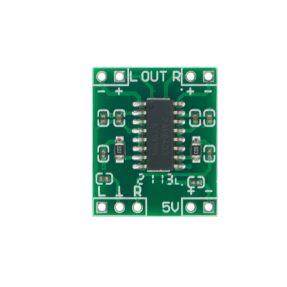 Amplificador PAM8403 estéreo 2x3W 2.5 a 5V